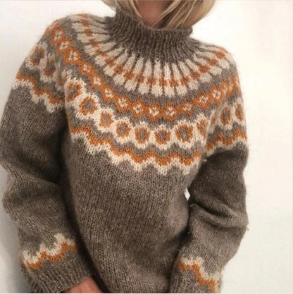 Jersey cálido de invierno: jersey de cachemira suave para mujer, ideal para los días fríos