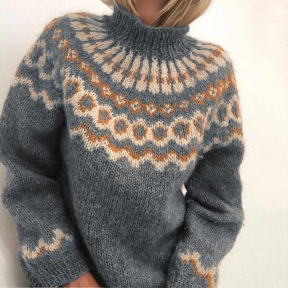 Jersey cálido de invierno: jersey de cachemira suave para mujer, ideal para los días fríos