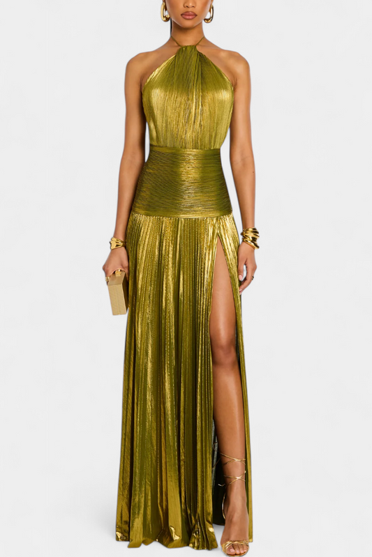 Vestido de Fiesta Mujer – Elegante, Metalizado y Sofisticado para Eventos