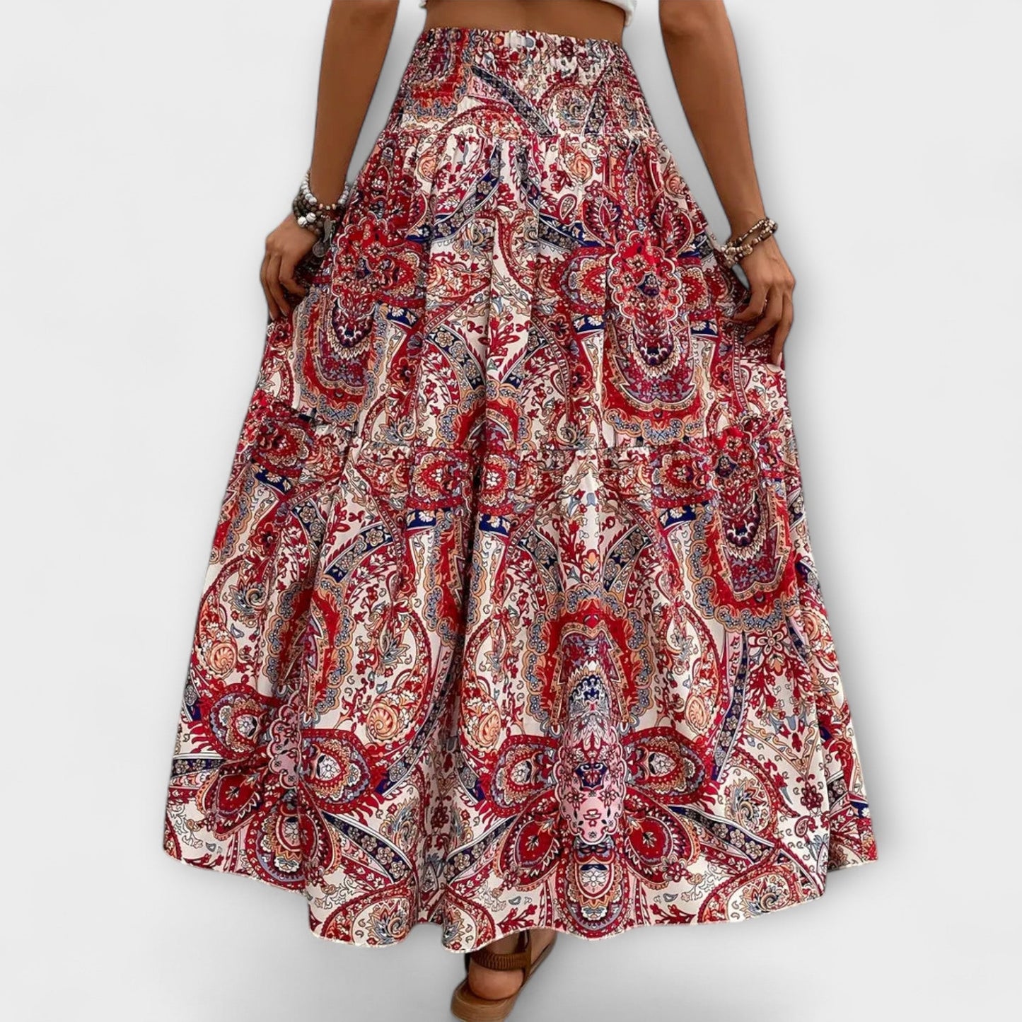 Emily | Falda fluida con estampado