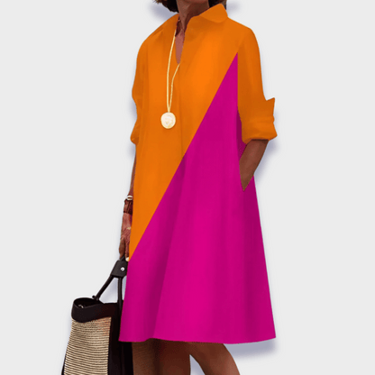 Delisha | Elegante vestido polo confeccionado en tejido de primera calidad