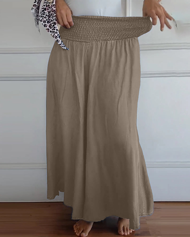 Pantalón mujer amplio y cómodo, elegante para look casual