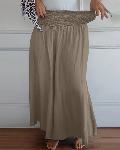 Pantalón mujer amplio y cómodo, elegante para look casual
