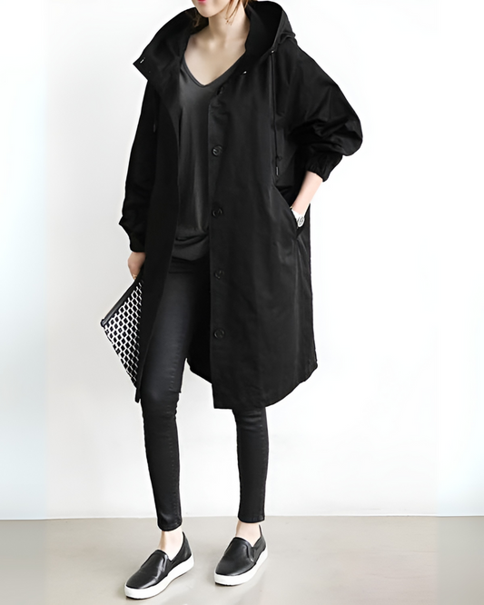 Abrigo clásico mujer, cómodo y elegante para temporada fría