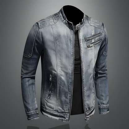 Cazadora Denim Vintage – Estilo Urbano y Versátil