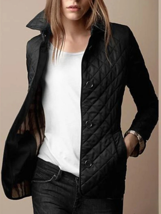 Chaqueta mujer acolchada, estilo chic y confortable para otoño