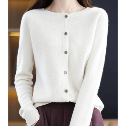 Chaqueta de punto suave con botones para mujer | Calidez y comodidad sin concesiones