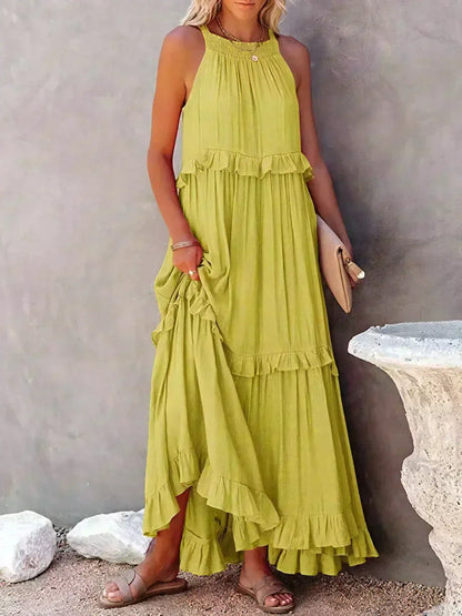 Vestido Mujer – Diseño Atemporal, Volantes y Estilo Elegante