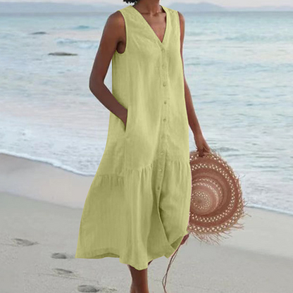 Vestido verano mujer, chic y refinado para eventos y diario