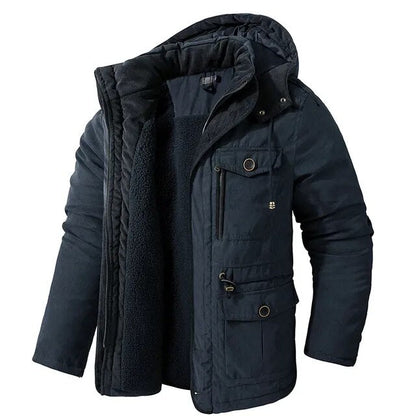 Chaqueta hombre térmica con interior afelpado ideal para el frío