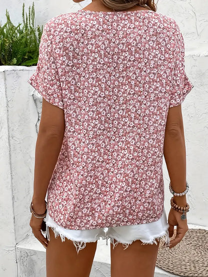 Hannah | Blusa con estampado floral chic