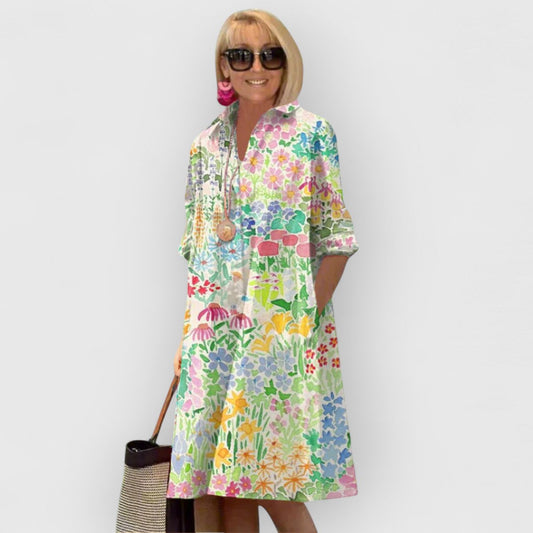 Esmeralda | Vestido floral Premium
