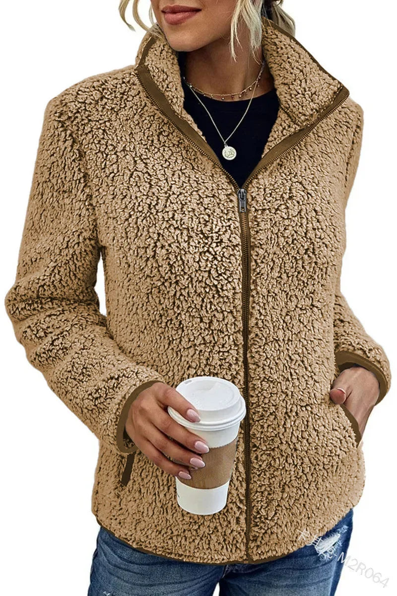 Chaqueta Fleece Mujer – Elegante y Casual para Todos los Días