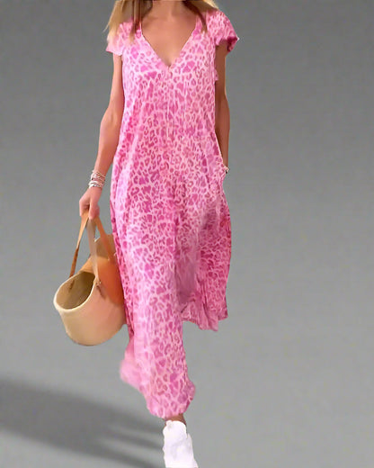Danita | Vestido largo con escote en V