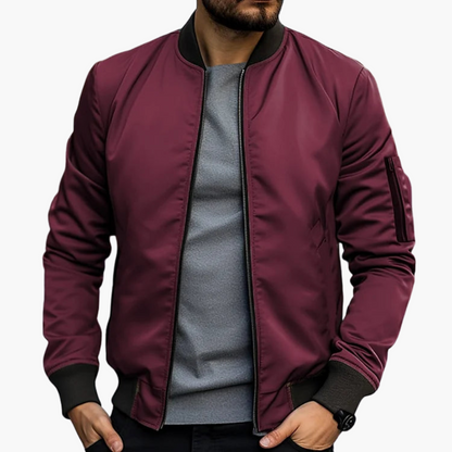 Chaqueta hombre bomber atemporal, cómoda y chic
