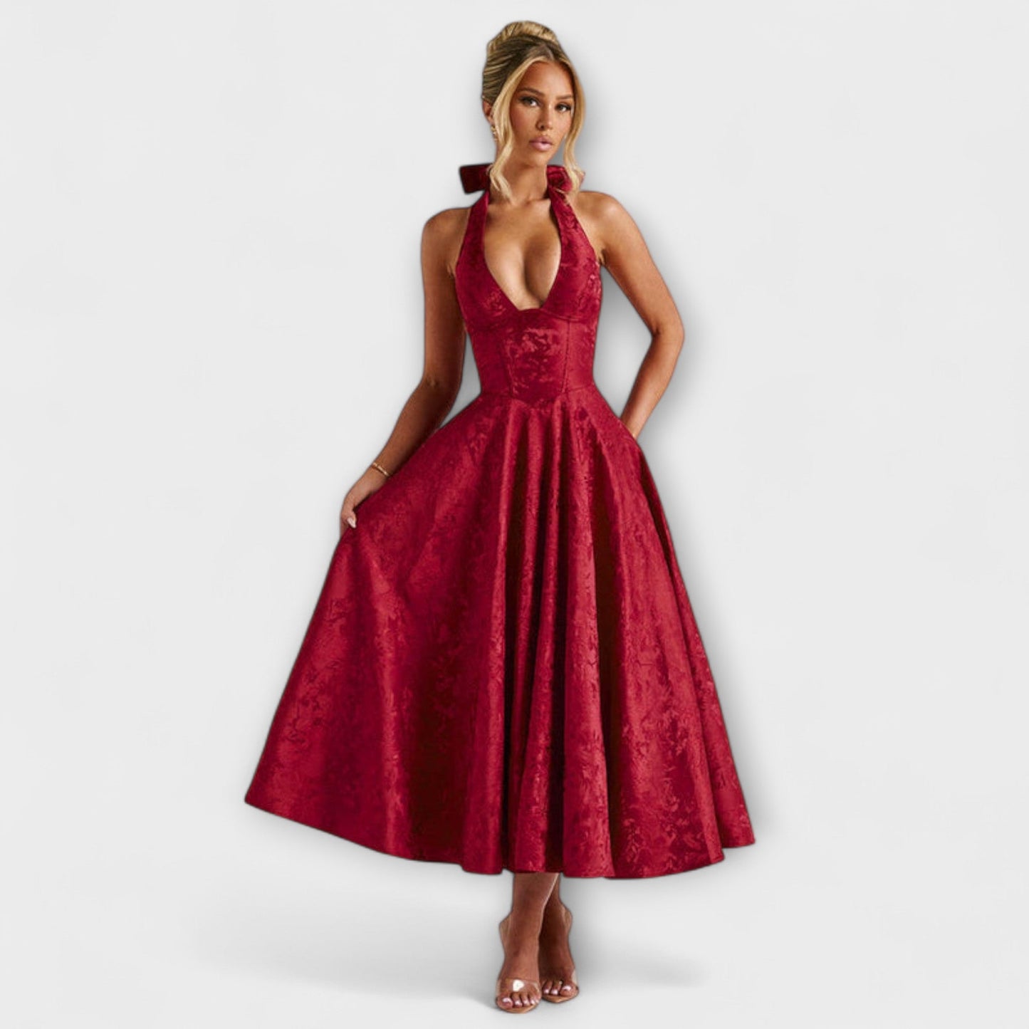Jenna | Encantador vestido midi