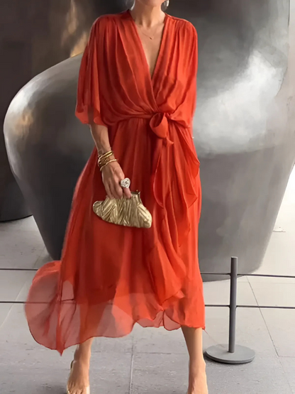 Chalina | Vestido cruzado atemporal