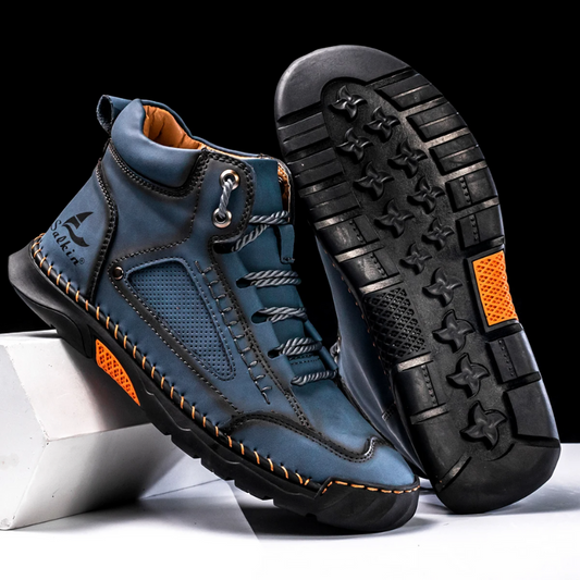 Zapatillas high-top cuero elegantes ideales para paseo y trabajo