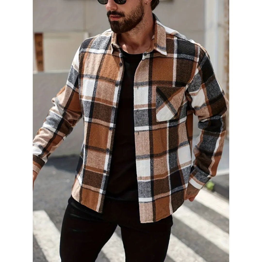 Alex | Chaqueta de lana a cuadros