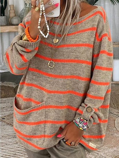 Jersey oversize chic, cálido y perfecto para días fríos