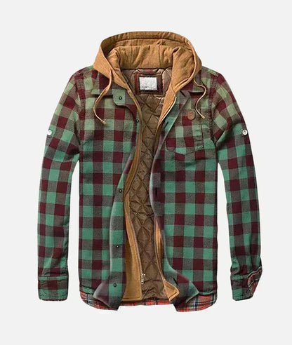 Elegante chaqueta de cuadros para mujer: patchwork y comodidad