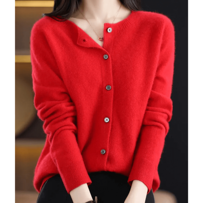 Chaqueta de punto suave con botones para mujer | Calidez y comodidad sin concesiones
