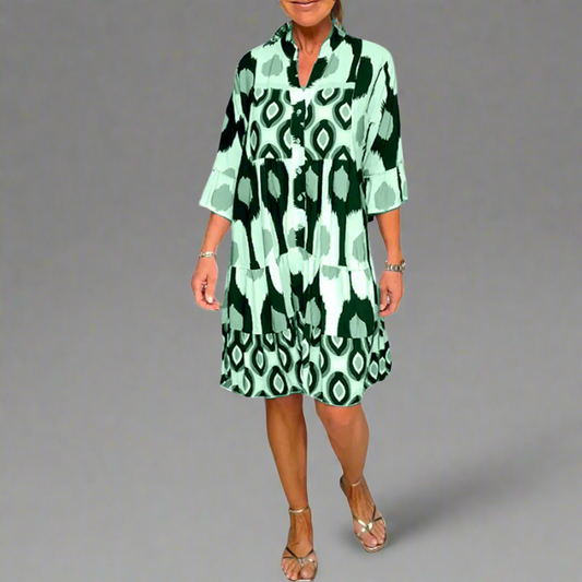 Devana | Vestido estampado para sentirse bien