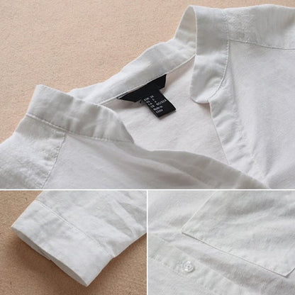 Hanna | Blusa casual de mujer en lino-algodón