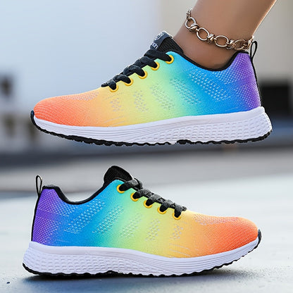Zapatillas ligeras para mujer: transpirables y con amortiguación para hacer ejercicio físico.