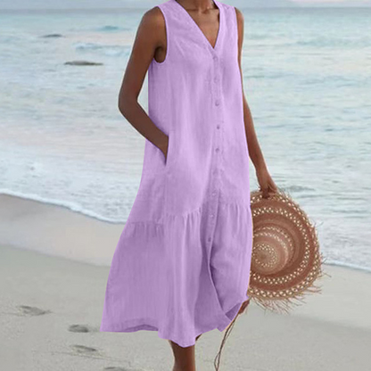 Vestido verano mujer, chic y refinado para eventos y diario