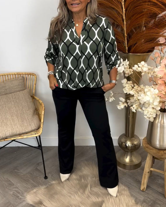 Blusa Gráfica Casual – Perfecta para el Día a Día
