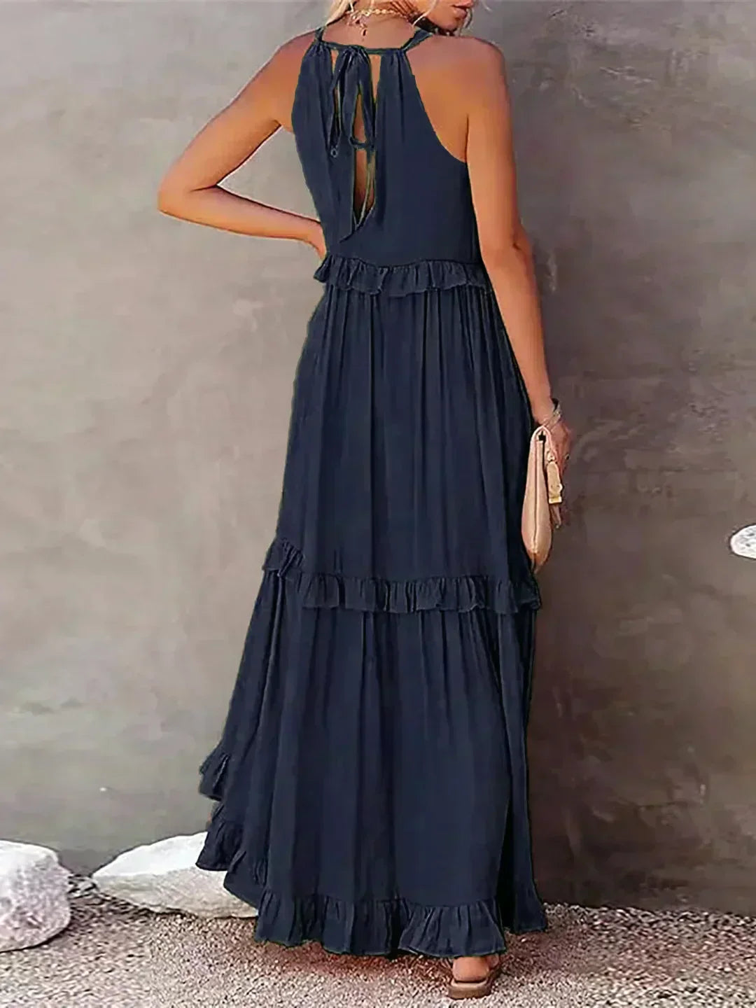 Vestido Mujer – Diseño Atemporal, Volantes y Estilo Elegante