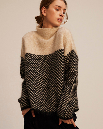 Jersey de Algodón con Cuello de Tortuga – Ideal para Otoño e Invierno