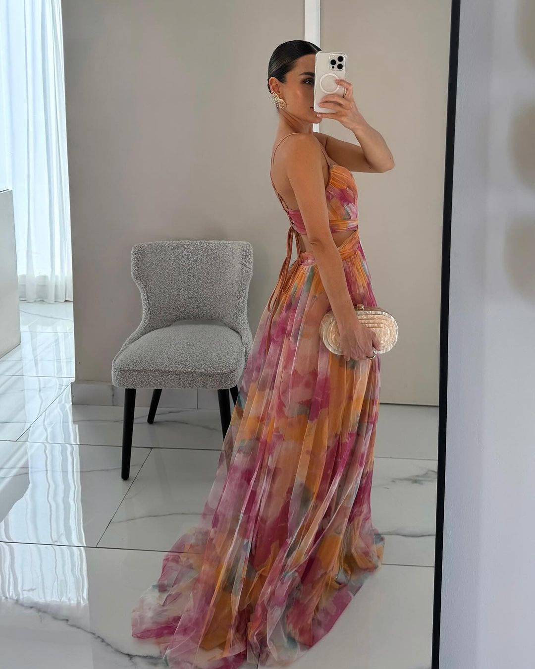 Nadine | Maxivestido floral fluido
