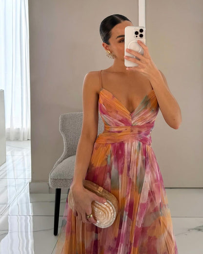 Nadine | Maxivestido floral fluido