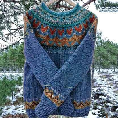 Damen Winterpullover Vintage – Weich, Warm & Modisch