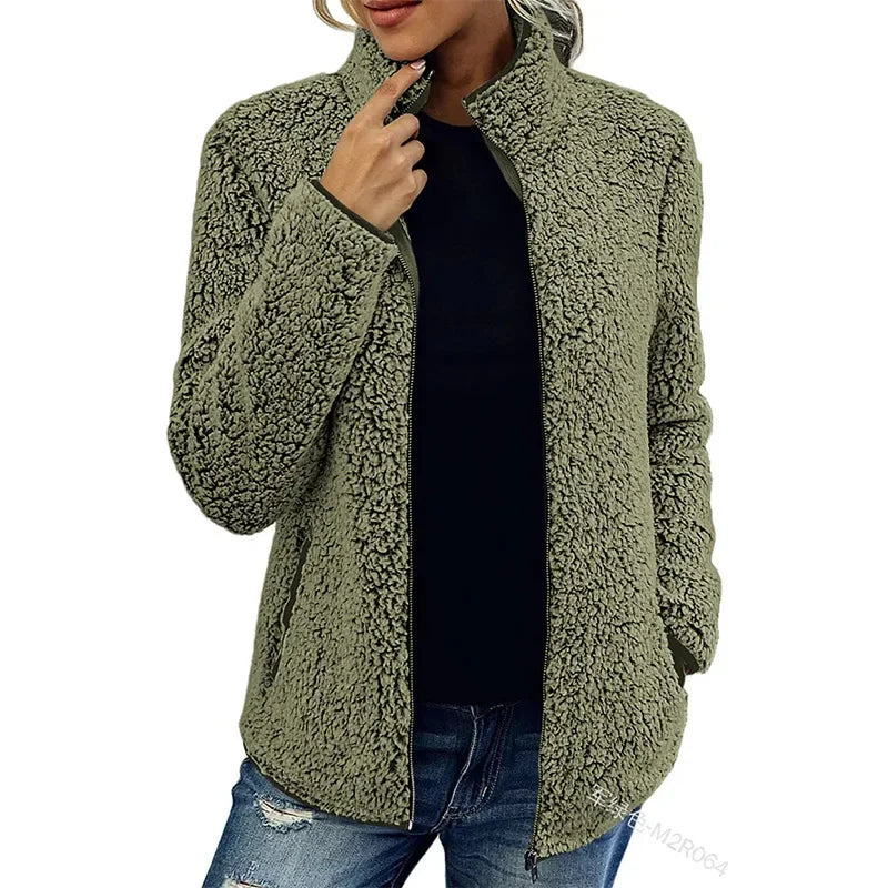 Chaqueta Fleece Mujer – Elegante y Casual para Todos los Días