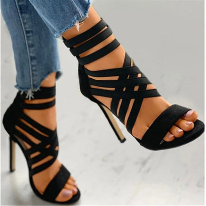 Zapatos de Noche Mujer – Tacón Alto Elegante para Celebraciones