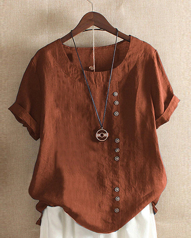 Blusa femenina ligera, perfecta para diario