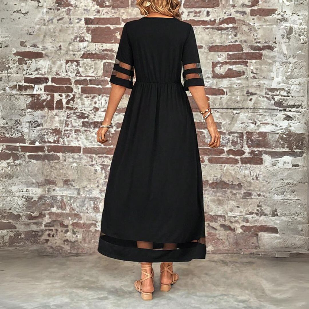 Josefina | Favorecedor Vestido Elegante Con Barriguita