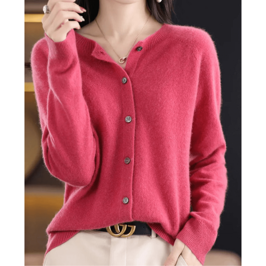 Chaqueta de punto suave con botones para mujer | Calidez y comodidad sin concesiones