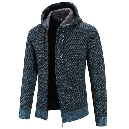Chaqueta de punto hombre, cálida y moderna