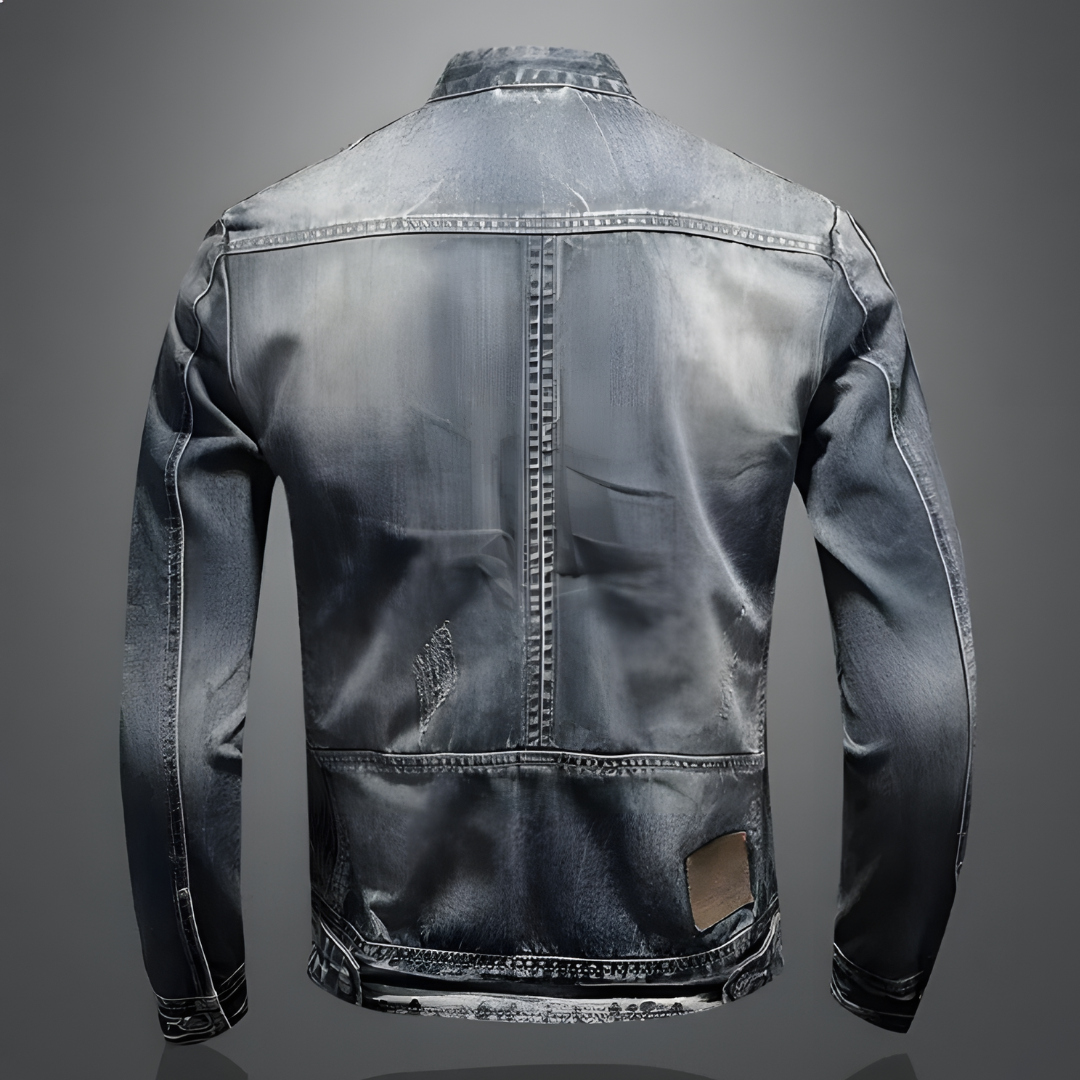 Cazadora Denim Vintage – Estilo Urbano y Versátil