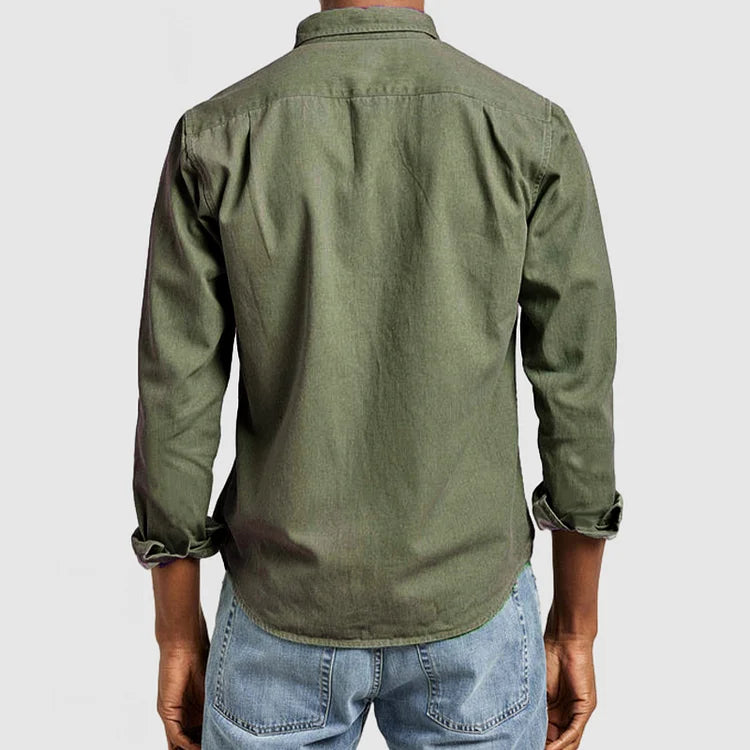 Camisa hombre moderna y versátil, ligera para primavera o verano