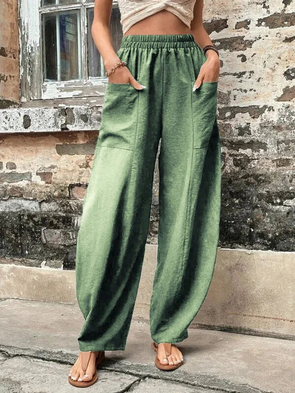 Pantalones de moda femeninos, ligeros y estilosos
