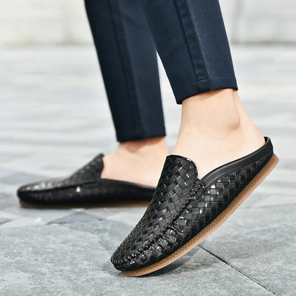 Rosalin | Zapatos bajos casuales de piel tejida