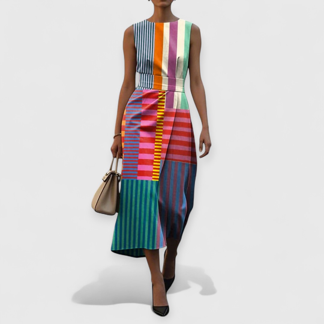 Lonne | Vestido sin mangas premium estampado floral