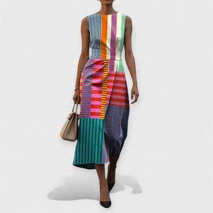 Lonne | Vestido sin mangas premium estampado floral