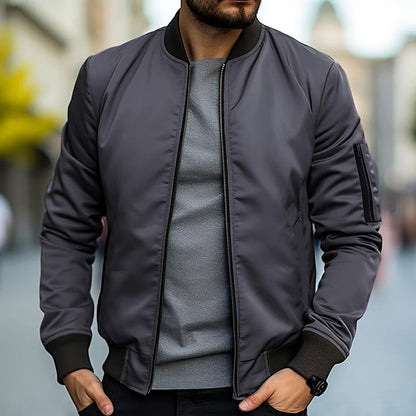 Bomber jacket de hombre, estilosa y perfecta para uso casual