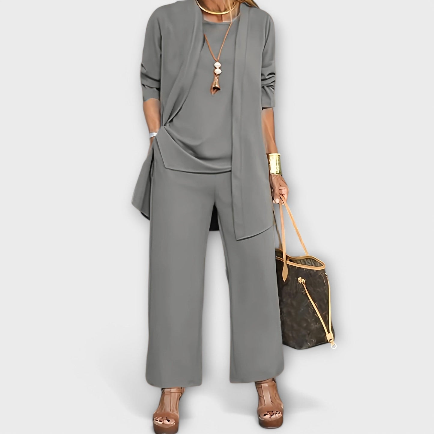 Ellie | Conjunto informal de tres piezas